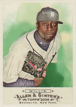 #122 Dontrelle Willis - Detroit Tigers - 2009 Topps Allen & Ginter Baseball