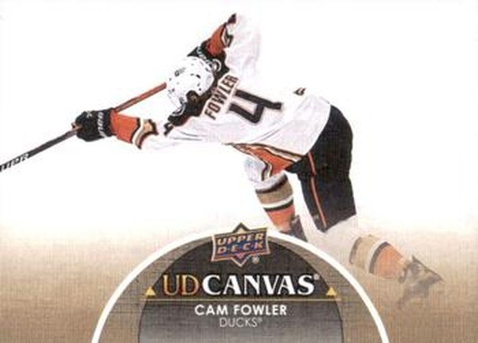 #C122 Cam Fowler - Anaheim Ducks - 2021-22 Upper Deck - UD Canvas Hockey