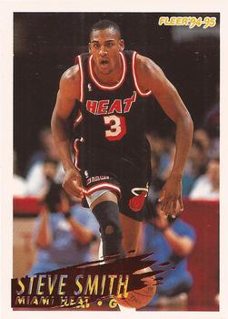 #122 Steve Smith - Miami Heat - 1994-95 Fleer Basketball