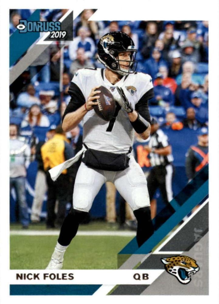 #122 Nick Foles - Jacksonville Jaguars - 2019 Donruss Football