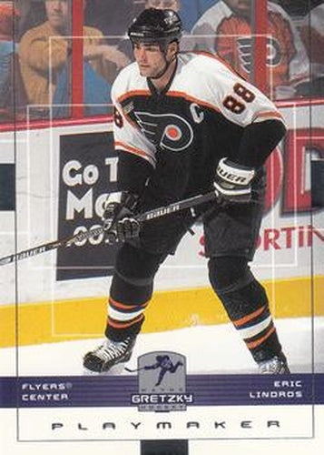 #122 Eric Lindros - Philadelphia Flyers - 1999-00 Upper Deck Wayne Gretzky Hockey