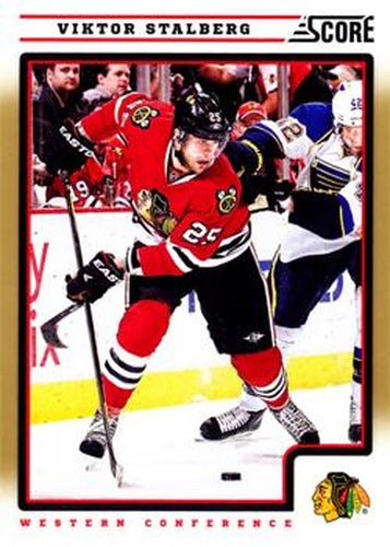 #122 Viktor Stalberg - Chicago Blackhawks - 2012-13 Score - Gold Rush Hockey