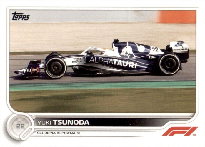 #122 Yuki Tsunoda - Scuderia AlphaTauri - 2022 Topps Formula 1 Racing