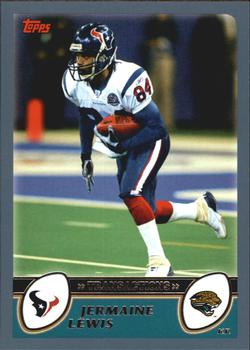 #122 Jermaine Lewis - Jacksonville Jaguars - 2003 Topps Football