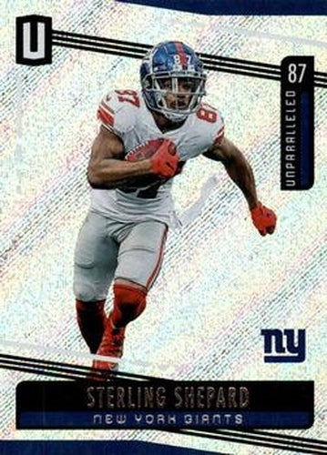 #122 Sterling Shepard - New York Giants - 2019 Panini Unparalleled Football