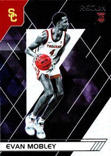 #122 Evan Mobley - USC Trojans - 2021 Panini Chronicles Draft Picks Basketball