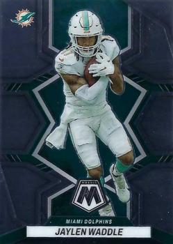 #122 Jaylen Waddle - Miami Dolphins - 2022 Panini Mosaic Football