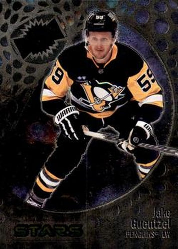 #122 Jake Guentzel - Pittsburgh Penguins - 2022-23 SkyBox Metal Universe Hockey