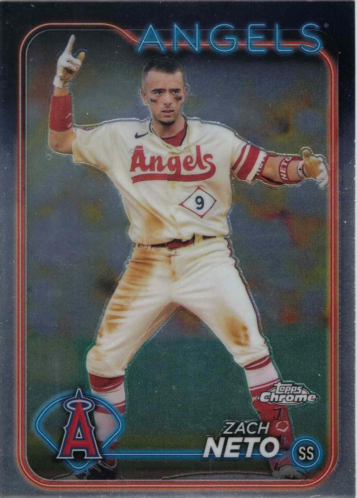 #123 Zach Neto - Los Angeles Angels - 2024 Topps Chrome Baseball