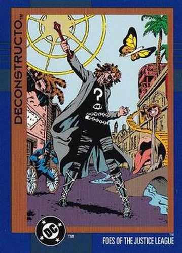 #123 Deconstructo - 1993 SkyBox DC Cosmic Teams