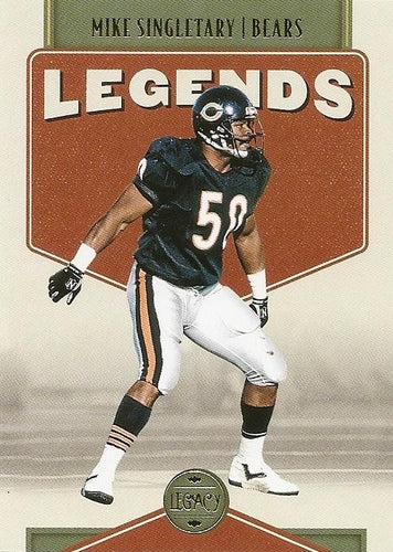 #123 Mike Singletary - Chicago Bears - 2022 Panini Legacy Football