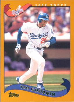 #123 Tom Goodwin - Los Angeles Dodgers - 2002 Topps Baseball