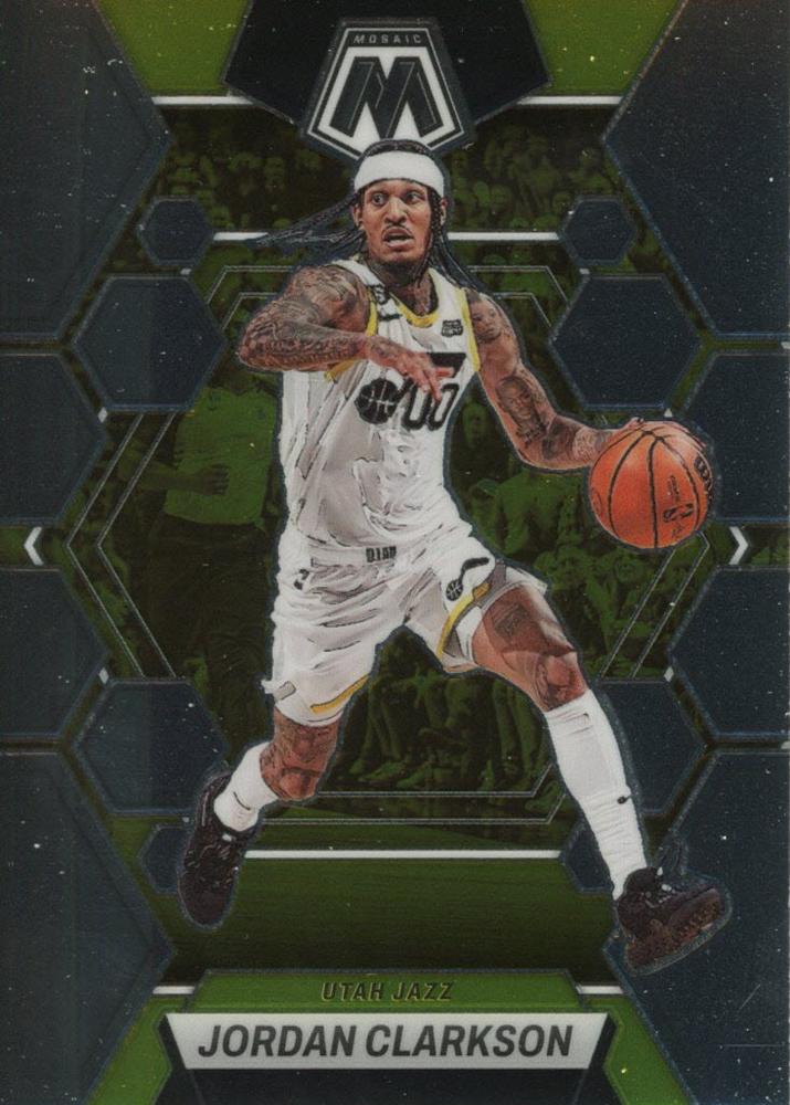 #123 Jordan Clarkson - Utah Jazz - 2022-23 Panini Mosaic Basketball