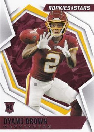 #123 Dyami Brown - Washington Football Team - 2021 Panini Rookies & Stars Football