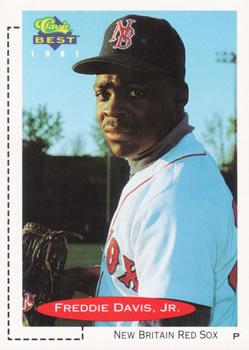 #123 Freddie Davis, Jr. - New Britain Red Sox - 1991 Classic Best Baseball