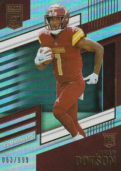 #123 Jahan Dotson - Washington Commanders - 2022 Donruss Elite Football