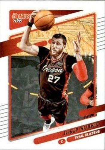 #123 Jusuf Nurkic - Portland Trail Blazers - 2021-22 Donruss Basketball
