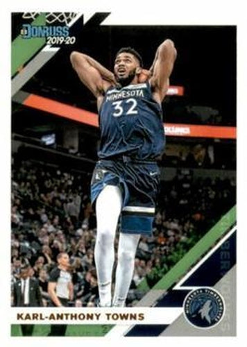 #123 Karl-Anthony Towns - Minnesota Timberwolves - 2019-20 Donruss Basketball
