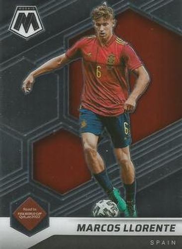 #123 Marcos Llorente - Spain - 2021-22 Panini Mosaic Road to FIFA World Cup Soccer