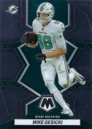 #123 Mike Gesicki - Miami Dolphins - 2022 Panini Mosaic Football