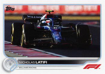 #123 Nicholas Latifi - Williams Racing - 2022 Topps Formula 1 Racing