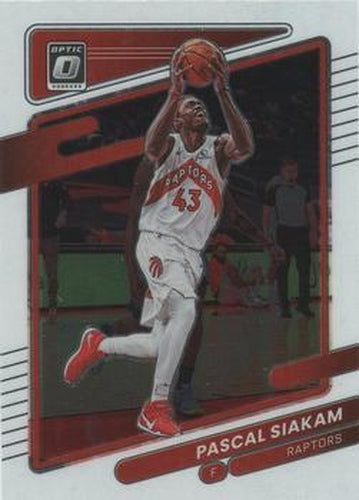 #123 Pascal Siakam - Toronto Raptors - 2021-22 Donruss Optic Basketball