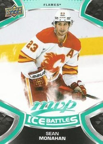 #123 Sean Monahan - Calgary Flames - 2021-22 Upper Deck MVP - Ice Battles Hockey