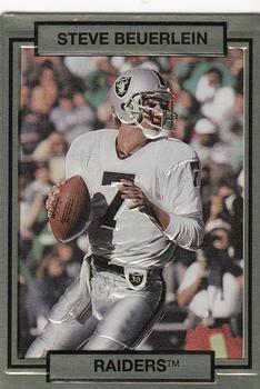 #123 Steve Beuerlein - Los Angeles Raiders - 1990 Action Packed Football