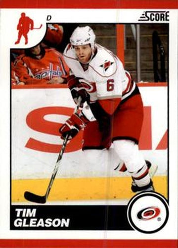 #123 Tim Gleason - Carolina Hurricanes - 2010-11 Score Hockey