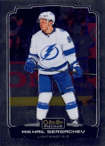 #123 Mikhail Sergachev - Tampa Bay Lightning - 2022-23 O-Pee-Chee Platinum Hockey