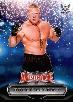 #5 Brock Lesnar - 2016 Topps WWE Road to Wrestlemania - WrestleMania 32 Roster Wrestling