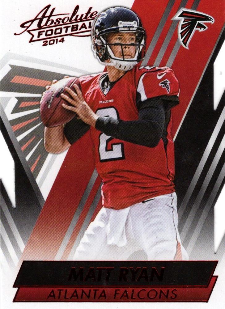 #68 Matt Ryan - Atlanta Falcons - 2014 Panini Absolute - Red Football