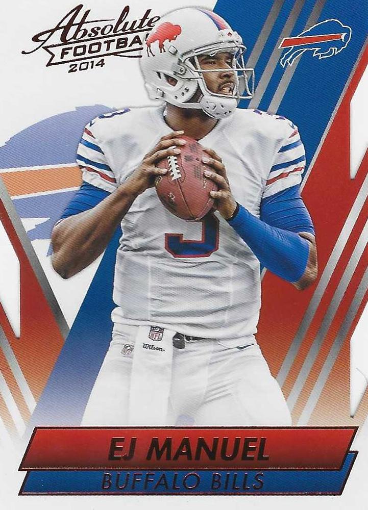 #81 EJ Manuel - Buffalo Bills - 2014 Panini Absolute - Red Football