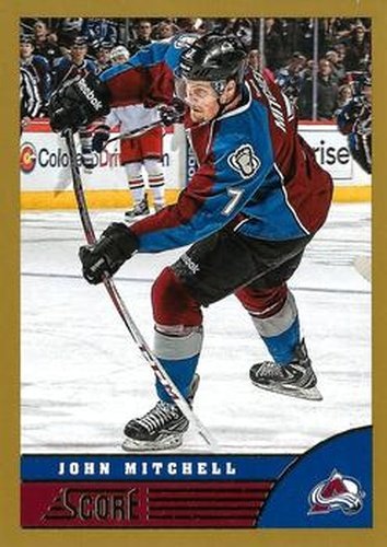#124 John Mitchell - Colorado Avalanche - 2013-14 Score - Gold Hockey