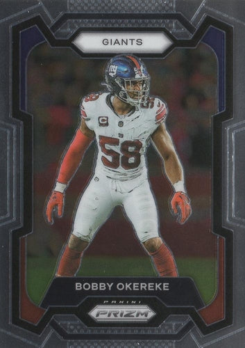 #124 Bobby Okereke - New York Giants - 2023 Panini Prizm Football
