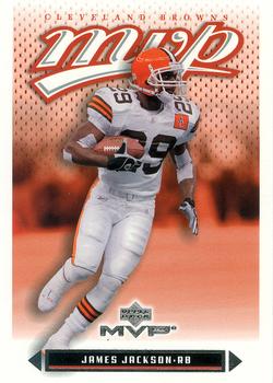 #124 James Jackson - Cleveland Browns - 2003 Upper Deck MVP Football