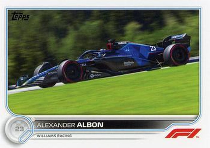 #124 Alexander Albon - Williams Racing - 2022 Topps Formula 1 Racing