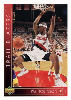 #124 Cliff Robinson - Portland Trail Blazers - 1993-94 Upper Deck Basketball