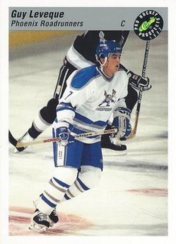 #124 Guy Leveque - Phoenix Roadrunners - 1993 Classic Pro Prospects Hockey