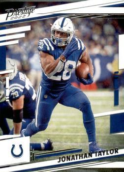 #124 Jonathan Taylor - Indianapolis Colts - 2022 Panini Prestige Football