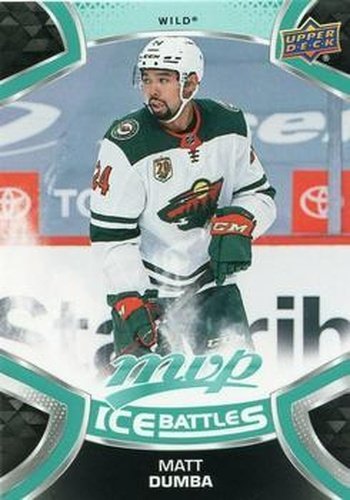 #124 Matt Dumba - Minnesota Wild - 2021-22 Upper Deck MVP - Ice Battles Hockey