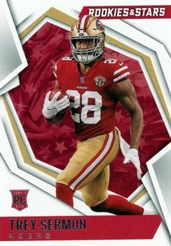 #124 Trey Sermon - San Francisco 49ers - 2021 Panini Rookies & Stars Football