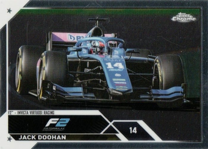 #124 Jack Doohan - Invicta Virtuosi Racing F2 - 2023 Topps Chrome Formula 1 Racing