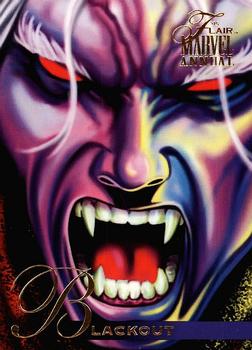 #124 Blackout - 1995 Flair Marvel Annual