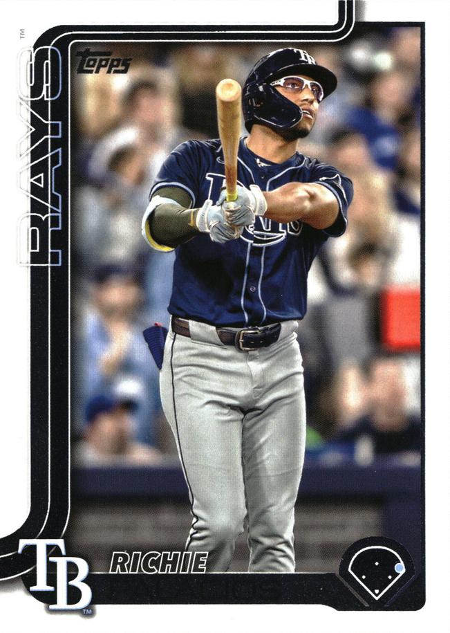 #124 Richie Palacios - Tampa Bay Rays - 2025 Topps Baseball