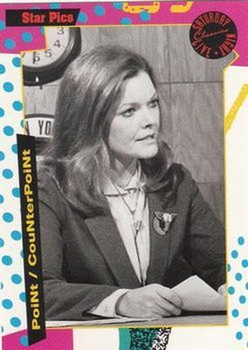 #124 Point / Counterpoint - 1992 Star Pics Saturday Night Live