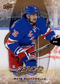 #57 Mats Zuccarello - New York Rangers - 2016-17 Upper Deck MVP Hockey
