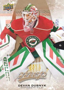#166 Devan Dubnyk - Minnesota Wild - 2016-17 Upper Deck MVP Hockey