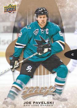 #185 Joe Pavelski - San Jose Sharks - 2016-17 Upper Deck MVP Hockey