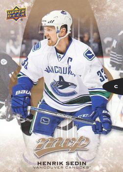 #221 Henrik Sedin - Vancouver Canucks - 2016-17 Upper Deck MVP Hockey